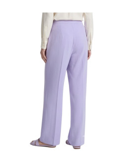 Pantalone Sartoriale Gamba Dritta Lilla - Elena Mirò