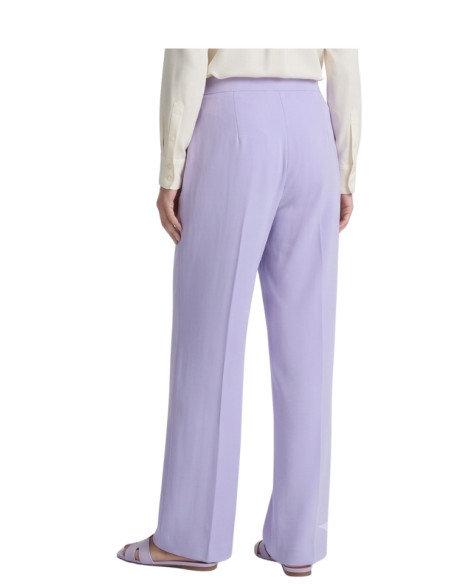 Pantalone Sartoriale Gamba Dritta Lilla Elena Mirò | Glamour Shop