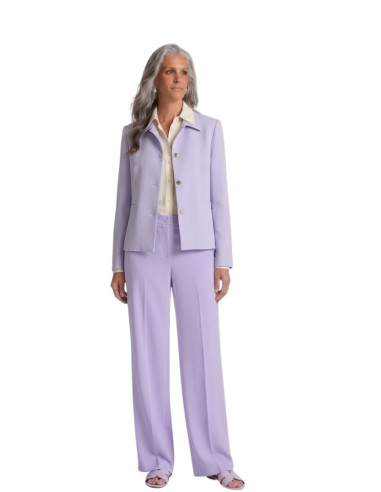 Pantalone Sartoriale Gamba Dritta Lilla Elena Mirò | Glamour Shop