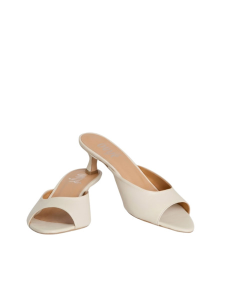Sabot in Pelle Panna Ovyé | Glamour Shop