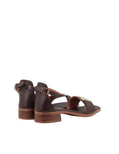 Sandalo con Talloncino Moro e Morsetto H - Oh My Sandals