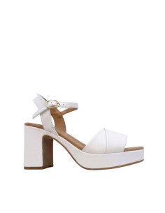 Sandalo in Vera Pelle Bianco Donna David Haron | Glamour Shop