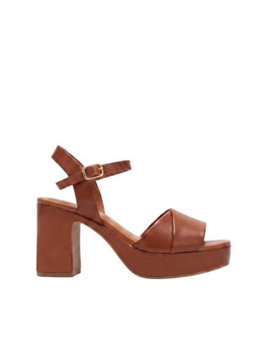 Sandalo in Vera Pelle Cuoio Donna David Haron | Glamour Shop