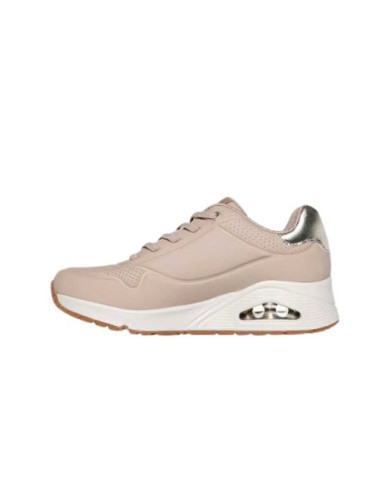 Sneaker Donna Skechers Uno Shimmer Away Nude Memory Foam
