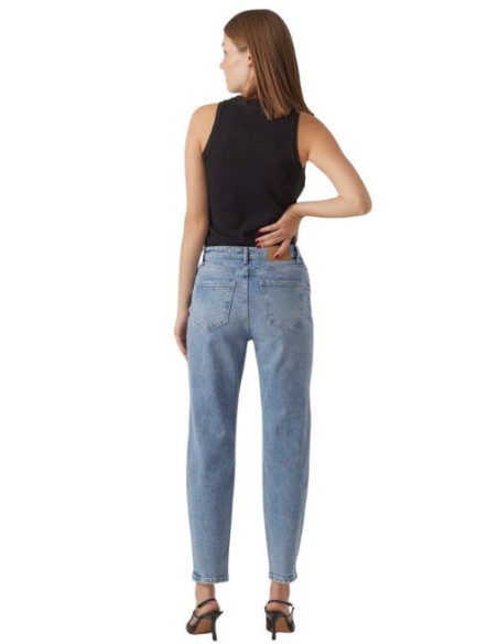 Jeans Mom Fit Donna Vita Alta