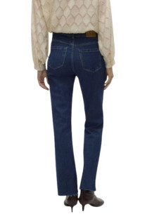 Jeans Denim Leggermente Svasati