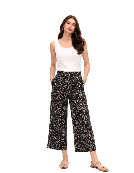 Pantaculotte Donna Fantasia Dana Nero Vero Moda