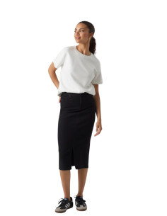 T SHIRT VERO MODA IN FELPA DI COTONE- BIANCO