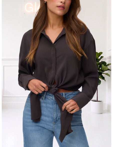 Camicia manica lunga con nodo C. TORTE 10355822