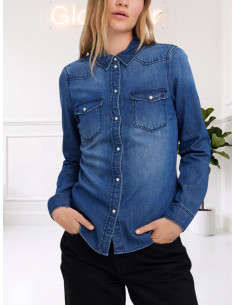 Camicia denim MEDIUM BLUE 10277523