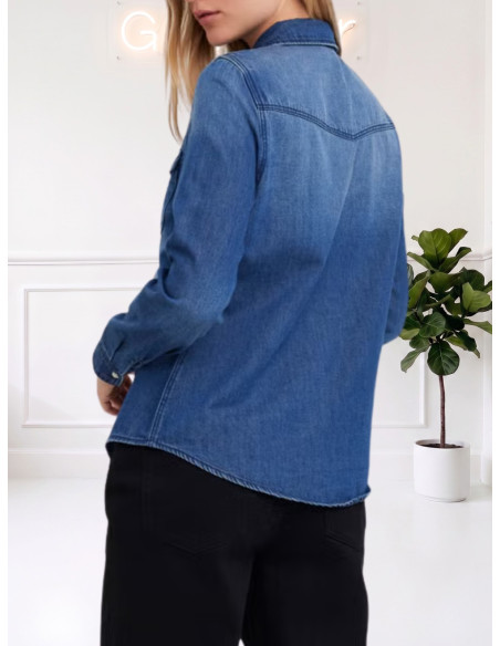 Camicia denim MEDIUM BLUE 10277523