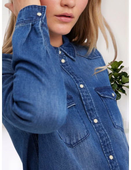 Camicia denim MEDIUM BLUE 10277523