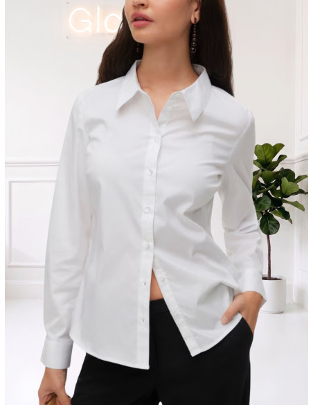 Camicia sfiancata BIANCO 10342710