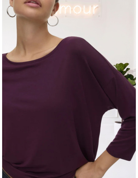 T-shirt tencel 3/4 WINETESTING 10334576