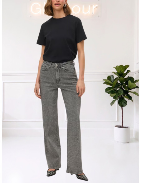 T SHIRT VERO MODA IN FELPA DI COTONE- NERO 10294544