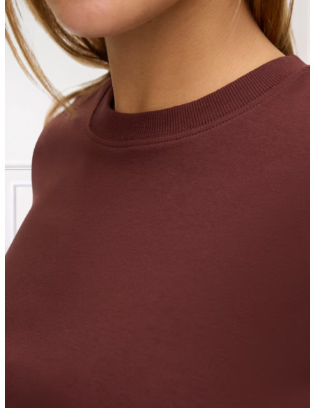T-shirt donna Testa di Moro in felpa di 100%cotone Vero Moda