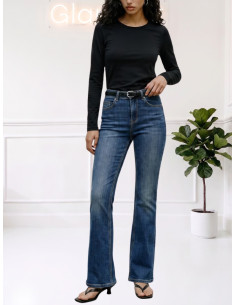 Maglia Manica Lunga in Tencel Nera - Vero Moda