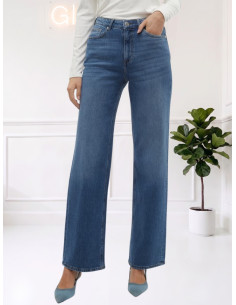 Jeans wide fit medium blu denim 10308153