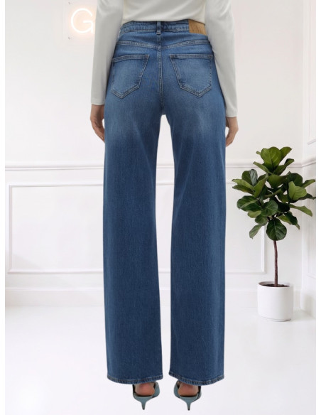 Jeans wide fit medium blu denim 10308153