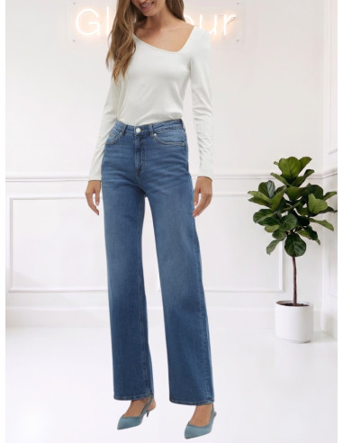 Jeans wide fit medium blu denim 10308153