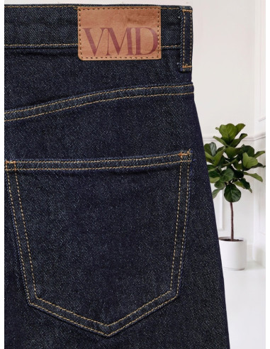 Jeans Wide Fit Denim Scuro Donna