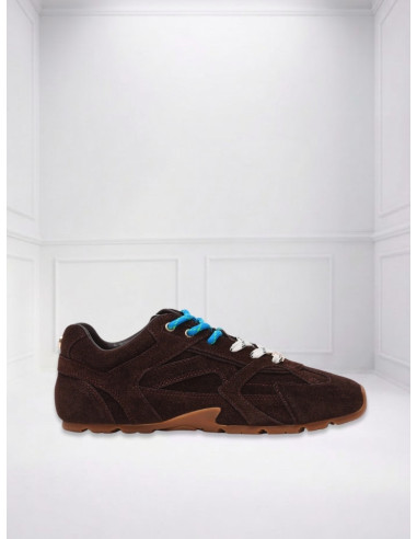 Sneakers Donna Asiel Suede Marrone | Steve Madden