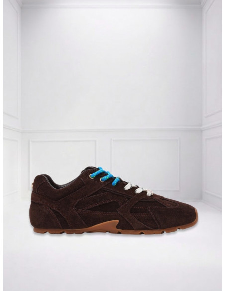 Sneakers Donna Asiel Suede Marrone | Steve Madden