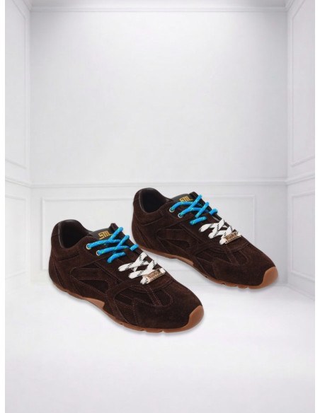 Sneakers Donna Asiel Suede Marrone | Steve Madden