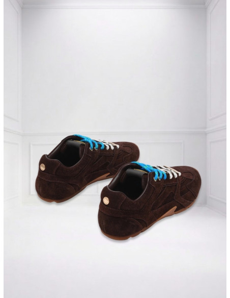 Sneakers Donna Asiel Suede Marrone | Steve Madden