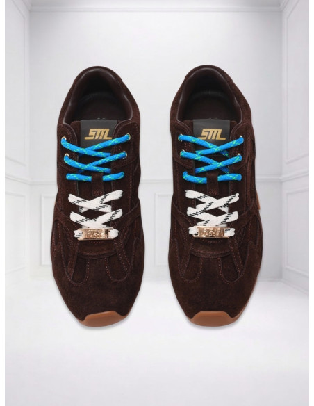 Sneakers Donna Asiel Suede Marrone | Steve Madden