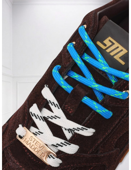 Sneakers Donna Asiel Suede Marrone | Steve Madden