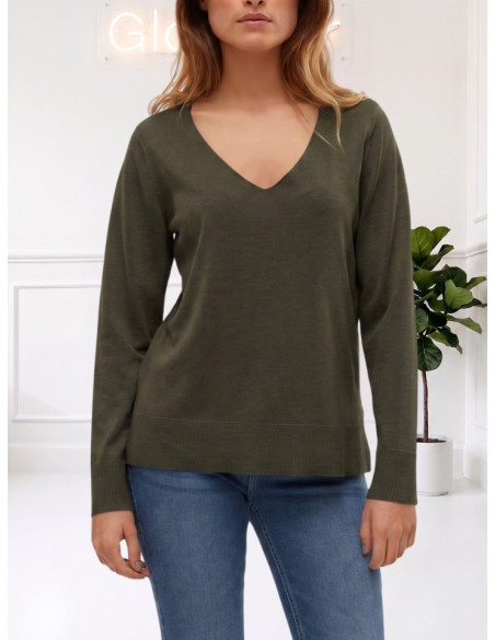 Maglioncino Verde Scuro Donna VERO MODA