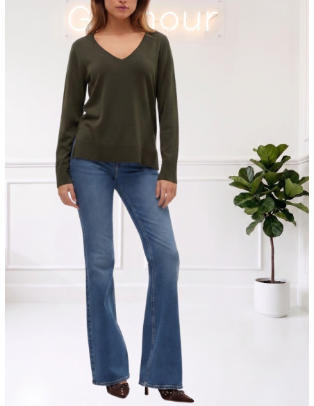Maglioncino Verde Scuro Donna VERO MODA