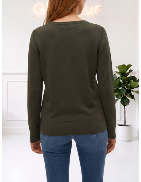 Maglioncino Verde Scuro Donna VERO MODA