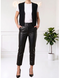 Pantalone ecopelle