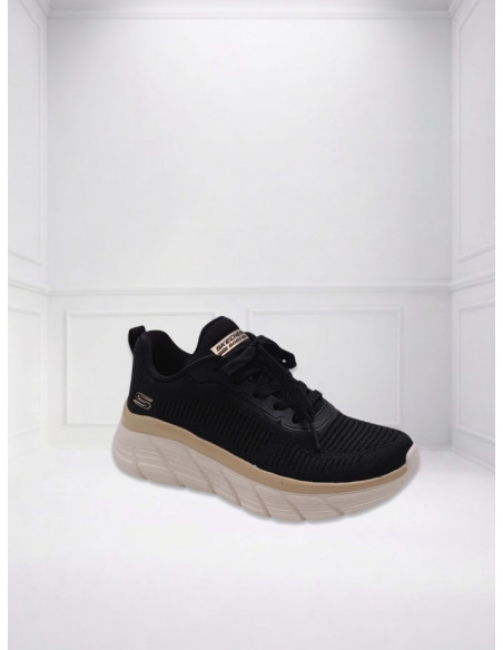 Sneakers BOBS B Flex Hi Flying Hi Nero Oro Skechers | Glamour Shop