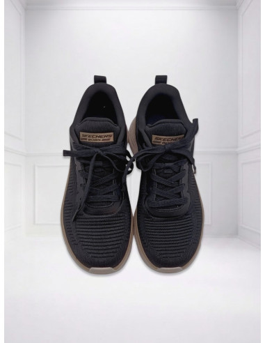Sneakers BOBS B Flex Hi Flying Hi Nero Oro Skechers | Glamour Shop