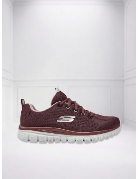 Sneakers Graceful Get Connected Vino Skechers | Glamour Shop