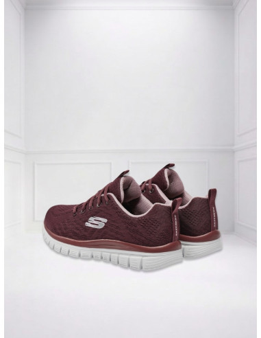 Sneakers Graceful Get Connected Vino Skechers | Glamour Shop