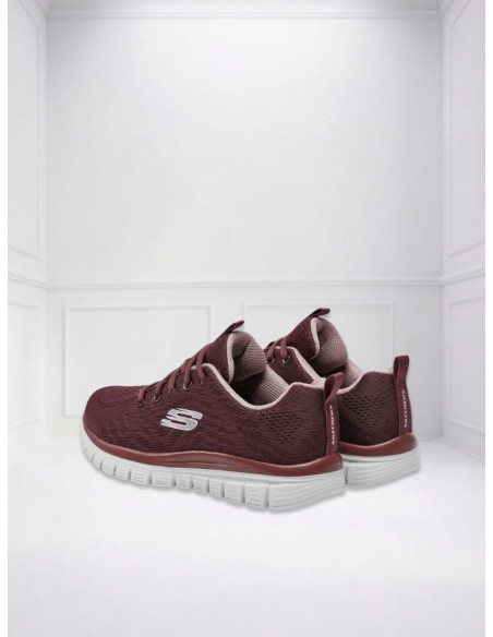 Sneakers Graceful Get Connected Vino Skechers | Glamour Shop