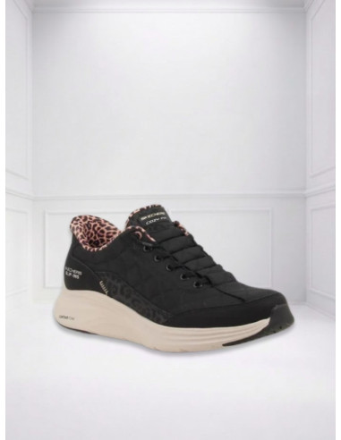 Sneakers Contour Foam Leopard Dream Nero Skechers | Glamour Shop