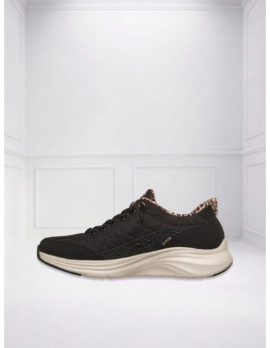 Sneakers Contour Foam Leopard Dream Nero Skechers | Glamour Shop