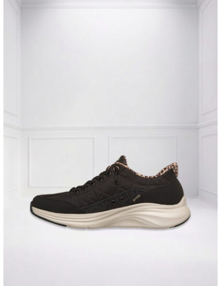 Sneakers Contour Foam Leopard Dream Nero Skechers | Glamour Shop