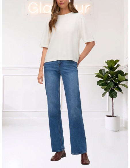 Pullover Oversize Donna Avorio VERO MODA | Glamour Shop