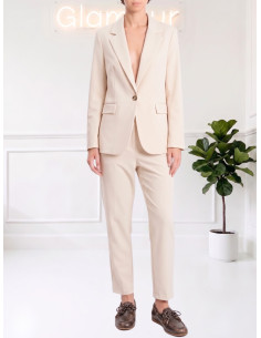 Pantalone p.milano con cintura BURRO