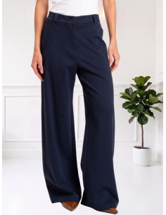 Pantalone in p.milano gamba larga