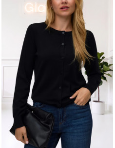 Cardigan bottoncini NERO 10346655