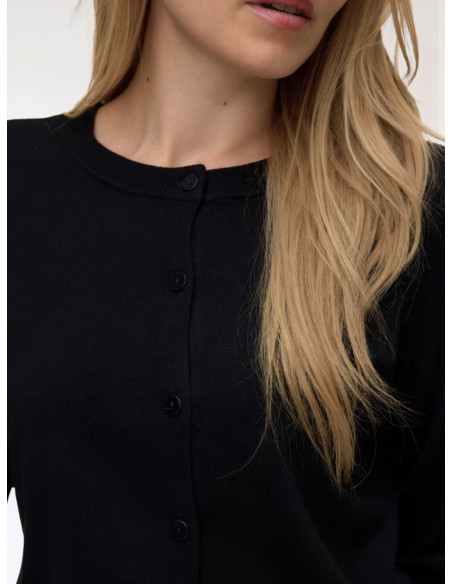 Cardigan Nero Donna con Bottoni VERO MODA | AI 26/27