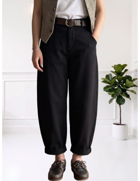 Pantalone baloon fustagno NERO 535310613