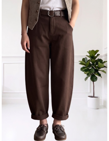 Pantalone baloon fustagno MORO